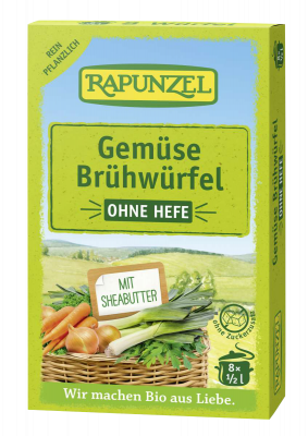 Gemüsebrühwürfel ohne Hefe (8Stk)